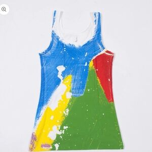 Colorful Abstract Women's Tank Top